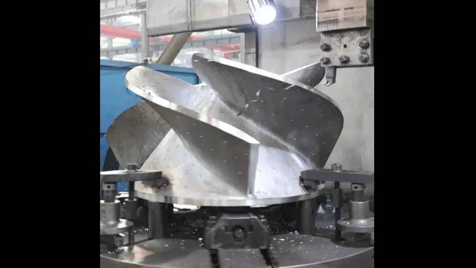 videos 8 Impeller Machining Vertical Mixed Flow Pump