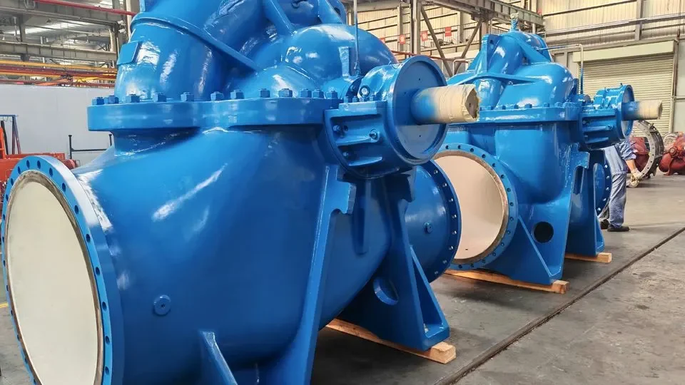 videos 9 Split Case Pump With High Efficiency 93%